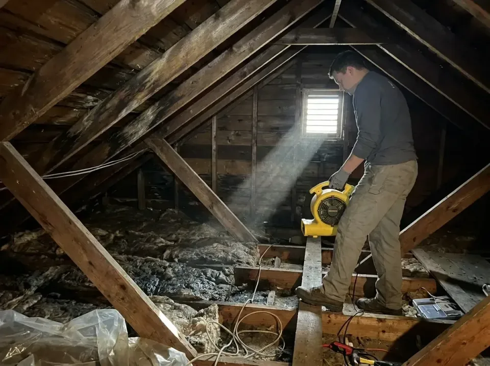 attic-water-damage-drying-proc-007 — frequently asked questions, Emergency Water Extraction & 24/7 Flood Response in North E…